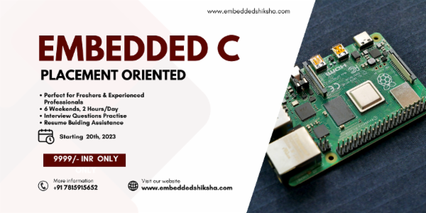 Embedded C Live Training