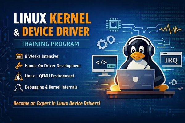 Linux Device Drivers (Online Live Training)